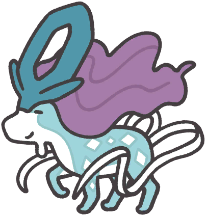 Suicune en Pokémon Smile