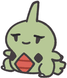 Larvitar en Pokémon Smile