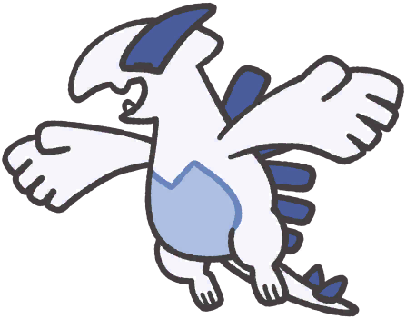 Lugia en Pokémon Smile