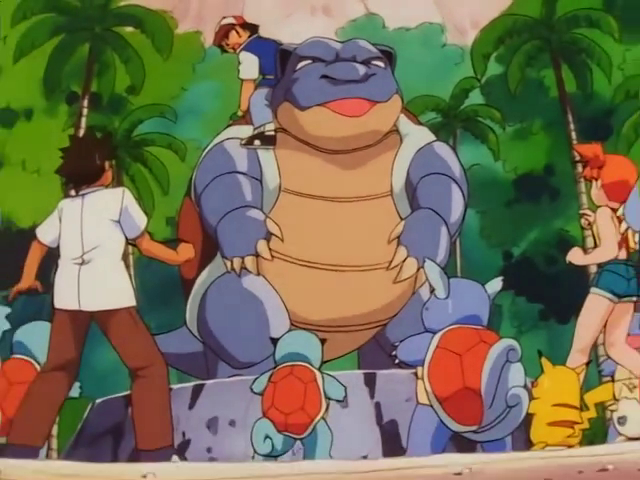 Beach Blank-out Blastoise - Indigo League