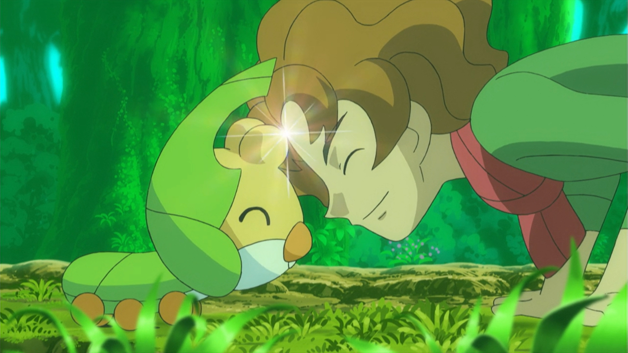 Sewaddle and Burgh in Pinwheel Forest! - Black & White