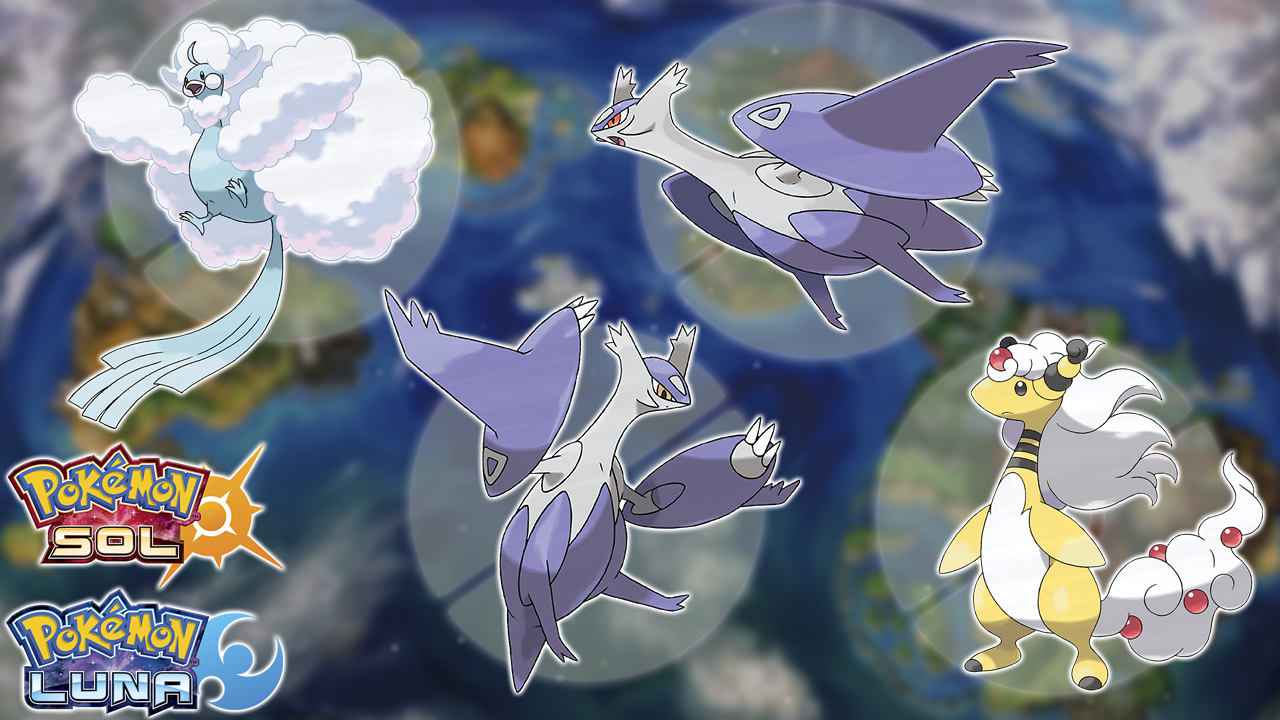 Obtén las Megapiedras de Ampharos, Altaria, Latios y Latias