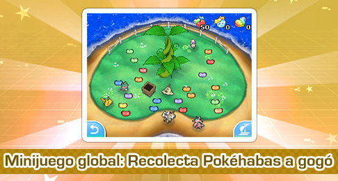 Minijuego Global: Recolecta Pokéhabas a gogó