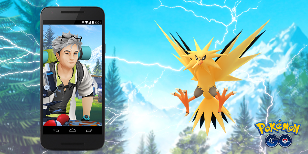 Zapdos regresa a Pokémon GO en las Investigaciones de Campo
