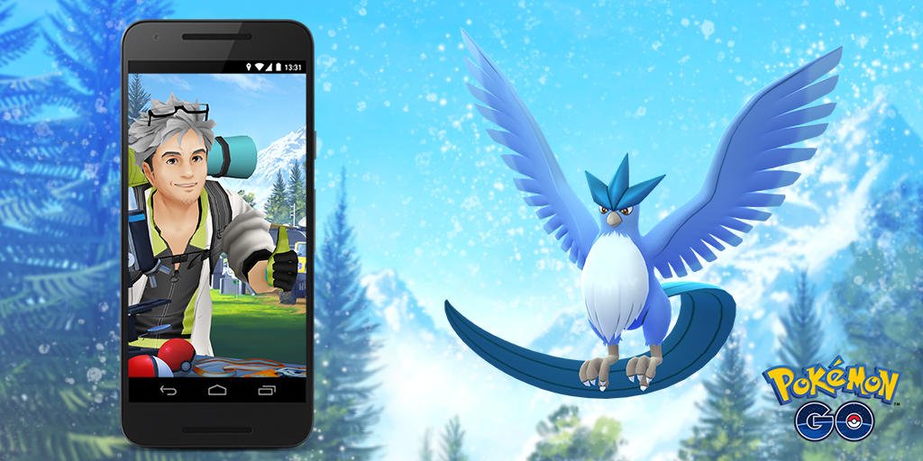 Articuno regresa a Pokémon GO en las Investigaciones de Campo