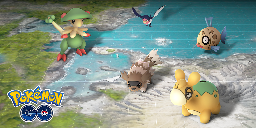 Celebra la región de Hoenn en Pokémon GO