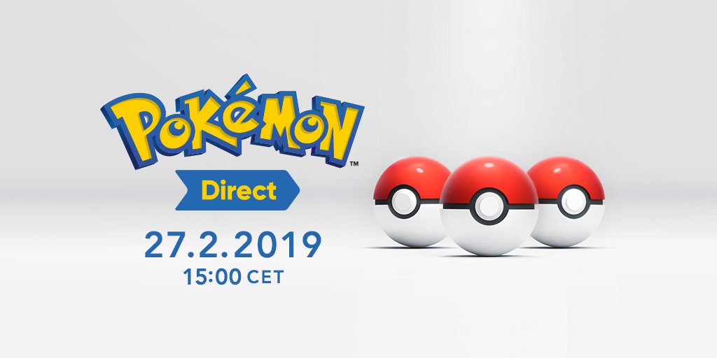 Anunciado Pokémon Direct para el 27/02/19